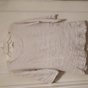 Lungo L'Arno 100% Linen Short Sleeve Made in Italy Small